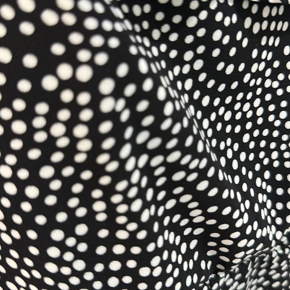 Altar’d State sundress. Small. Black with small asymmetrical white dots. - Picture 7 of 7